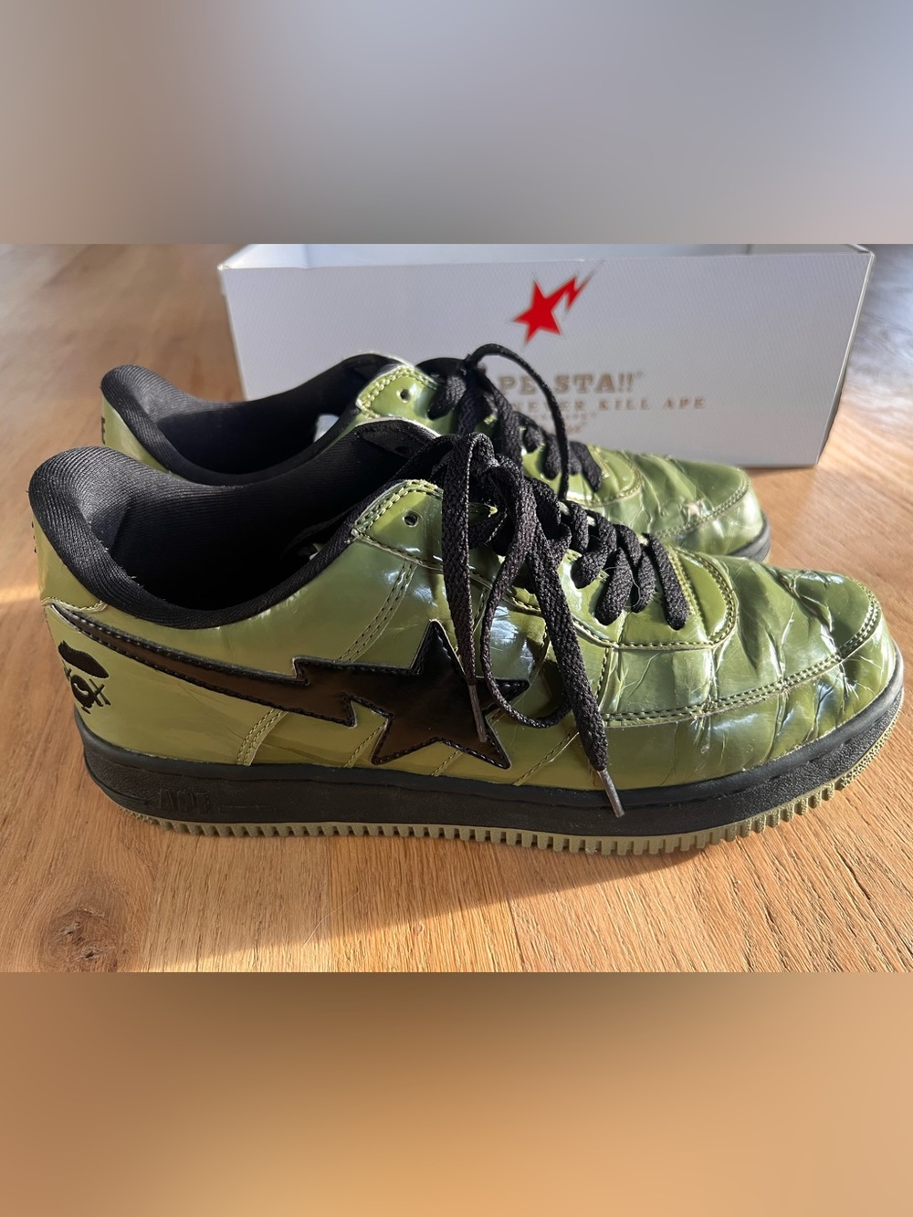 BAPE STA x KAWS Low Olive Drab
